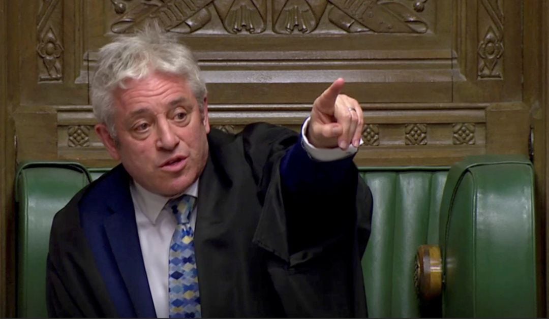 El &#039;speaker&#039; de la Cámara de los Comunes, John Bercow