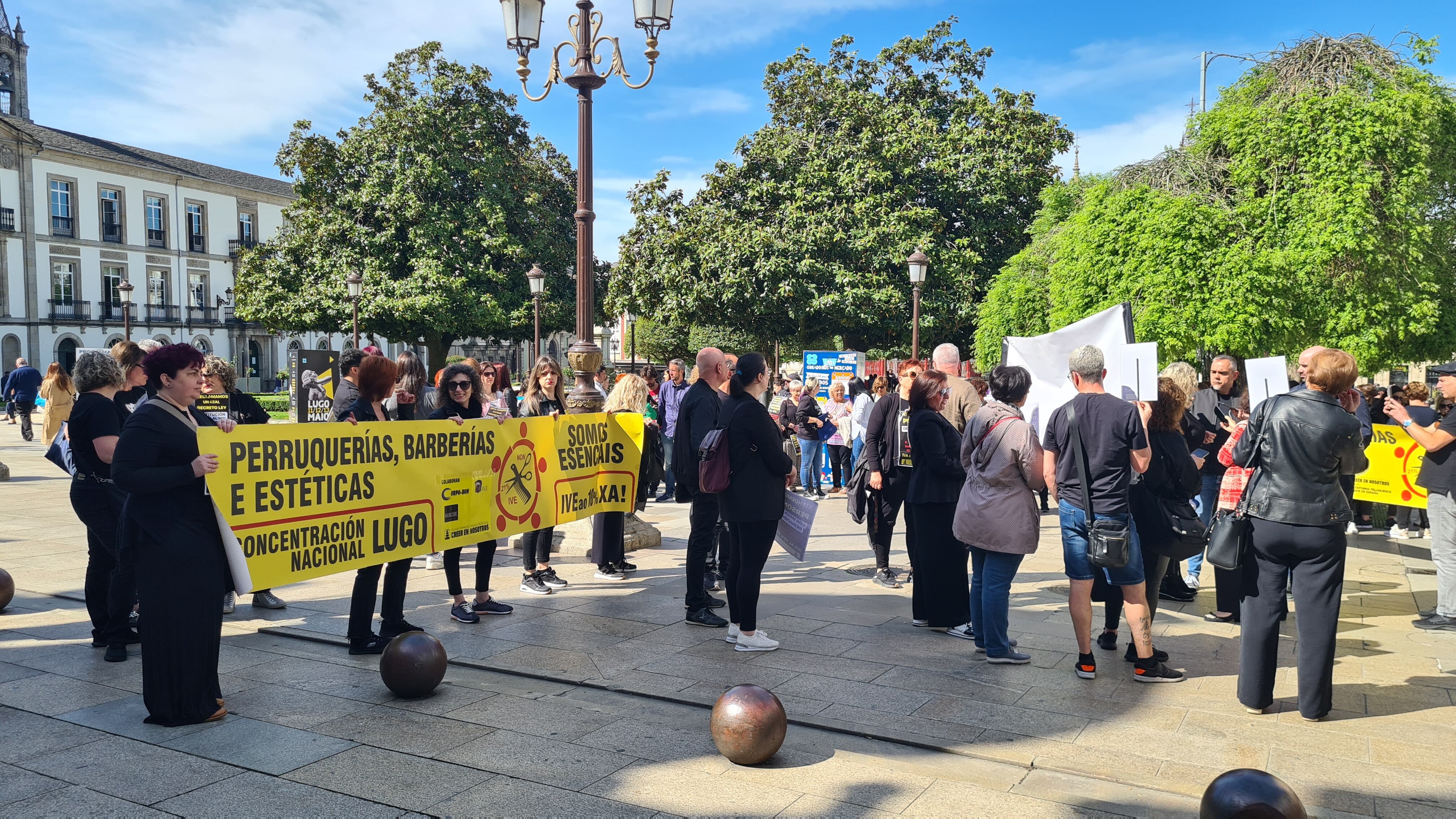 El sector de la estética se manifiesta en Lugo