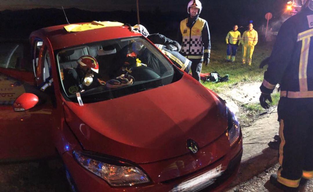 Imágenes del accidente en Talamanca de Jarama