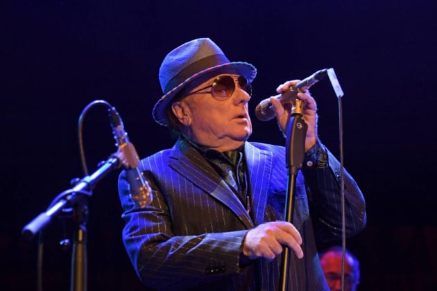 Van Morrison en un concierto en Madrid