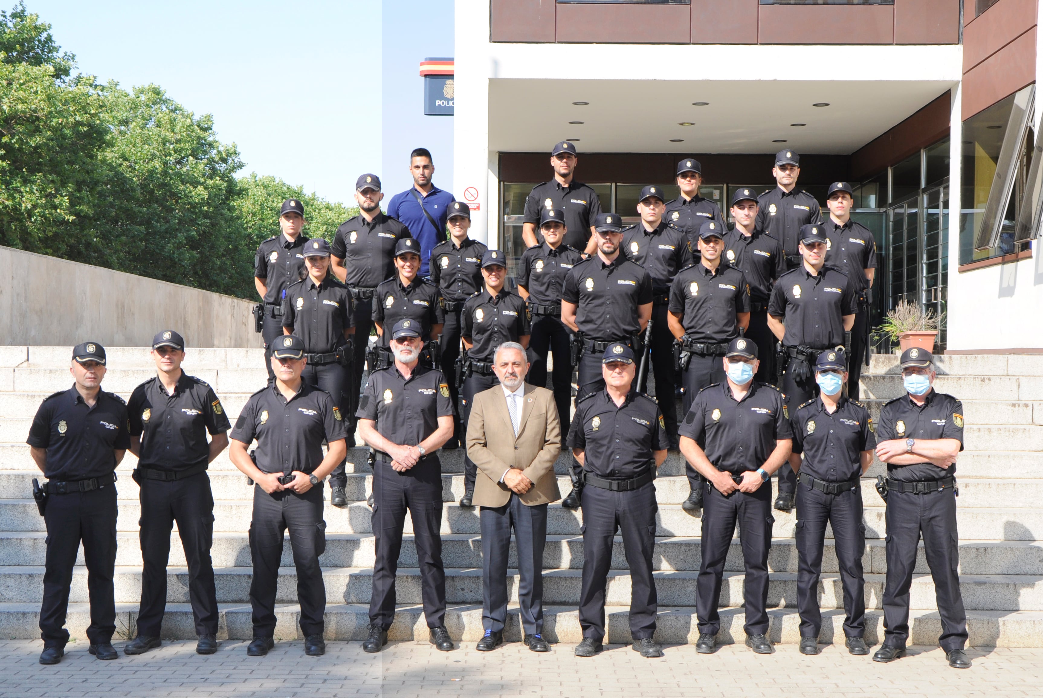 Nuevos policías en prácticas en la provincia de Burgos.