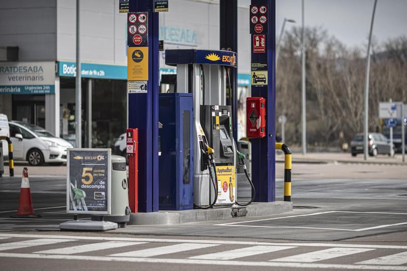 Una benzinera d'autoservei