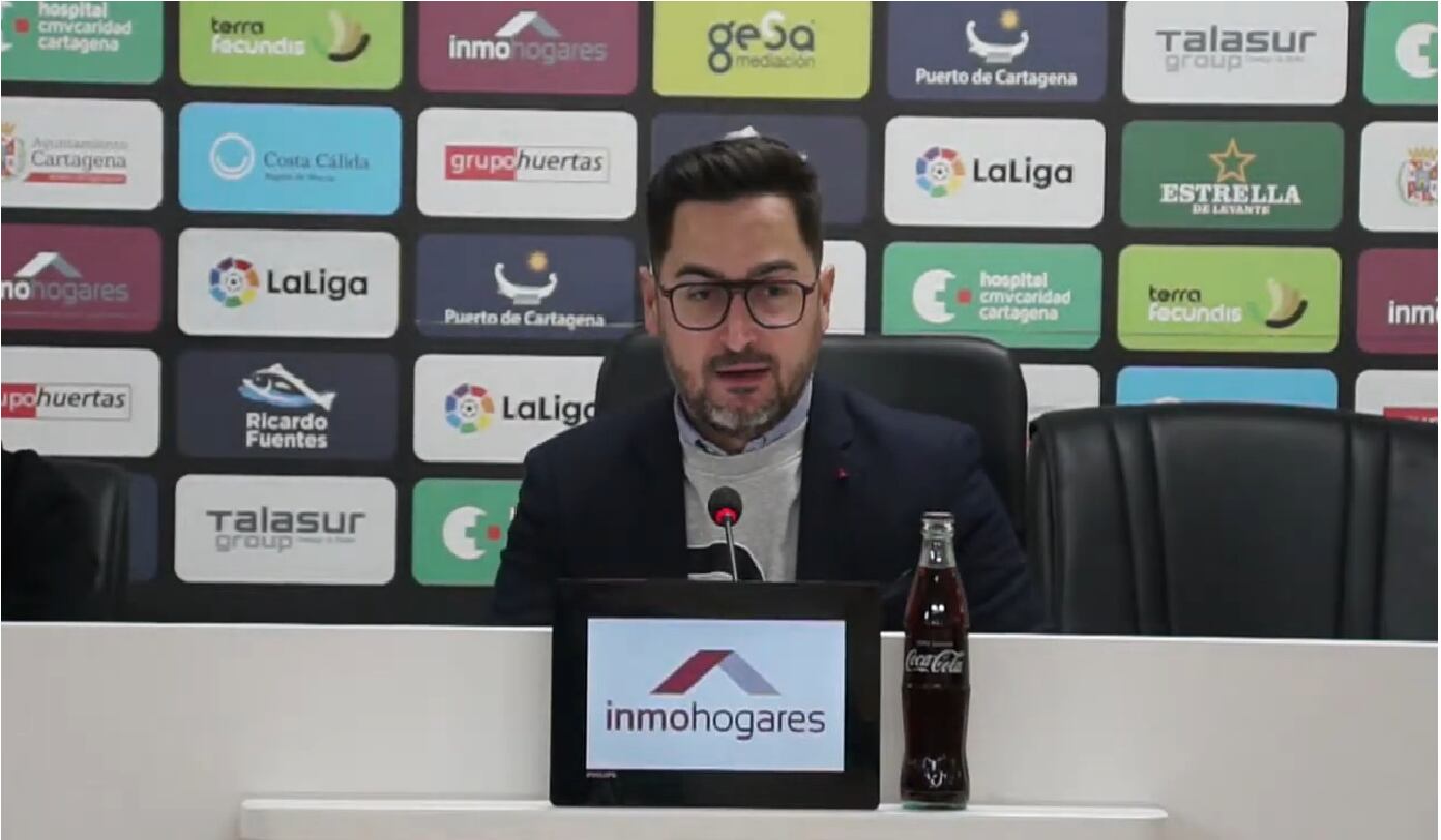 Paco Belmonte en sala de prensa