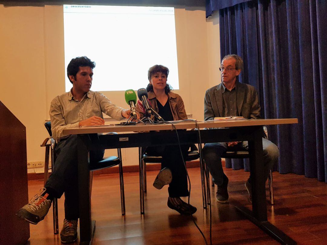 Un momento durante la presentación de las conclusiones del Observatorio