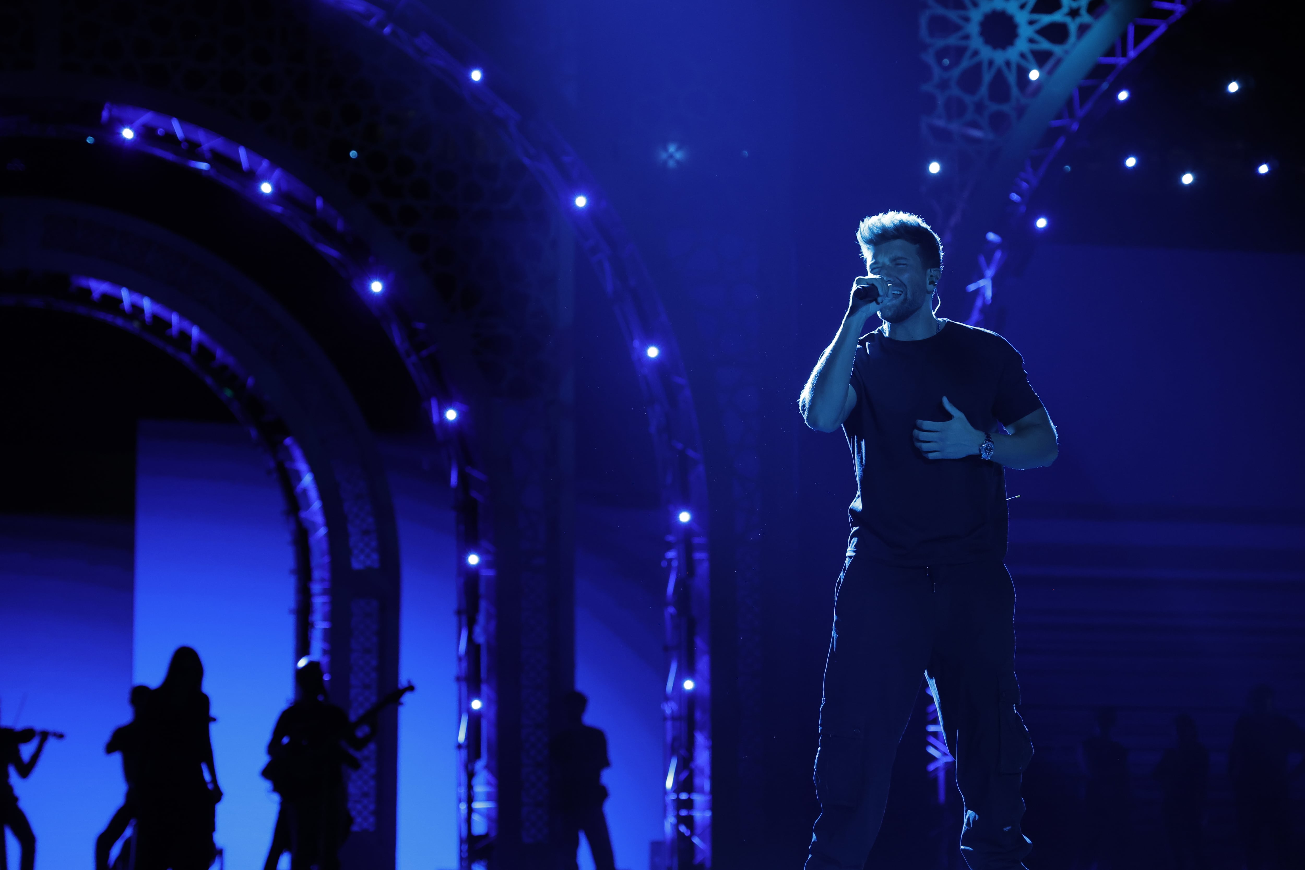 Ensayo de Pablo Alborán de su actuación en los Premios Grammy Latino que se celebran este 16 de noviembre en Sevilla (Photo by Kevin Winter/Getty Images for Latin Recording Academy)