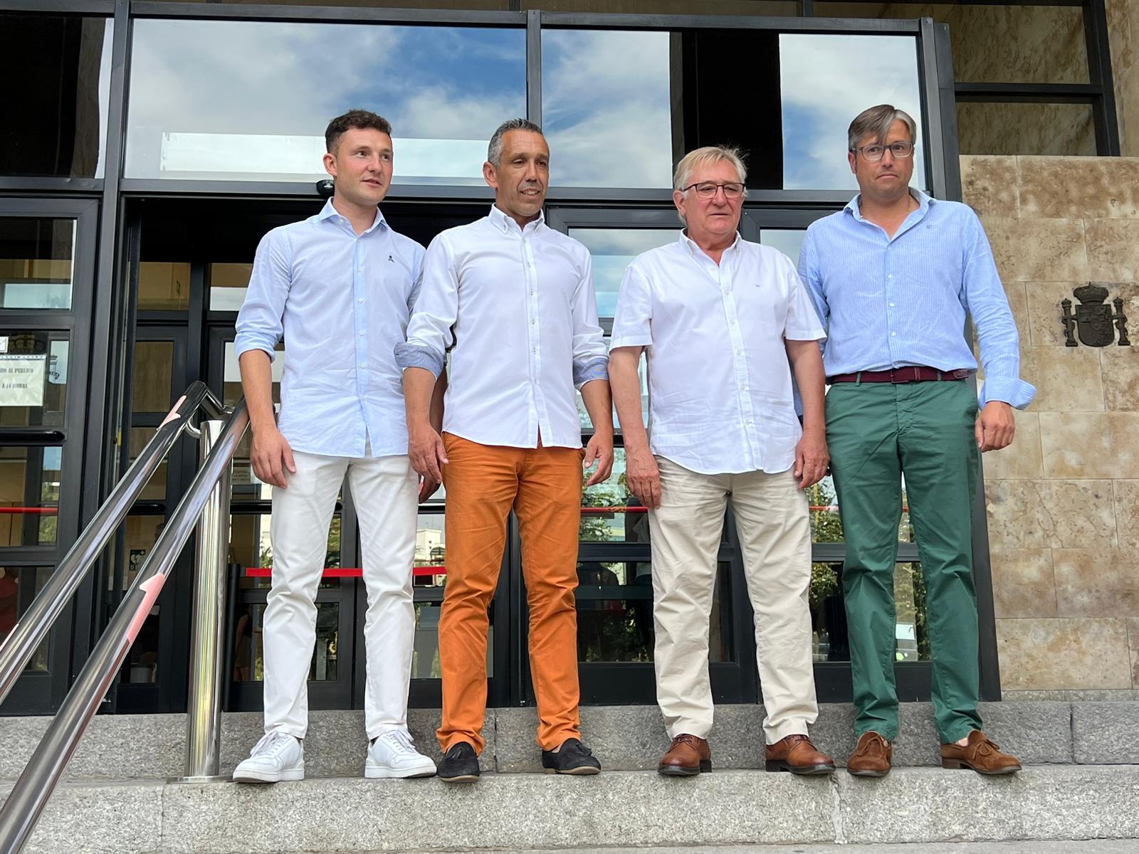 Los cuatro nuevos diputados provinciales del PP por el partido judicial de León