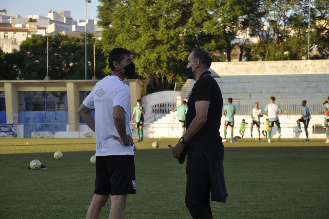 Romerito junto a Fernando Niño