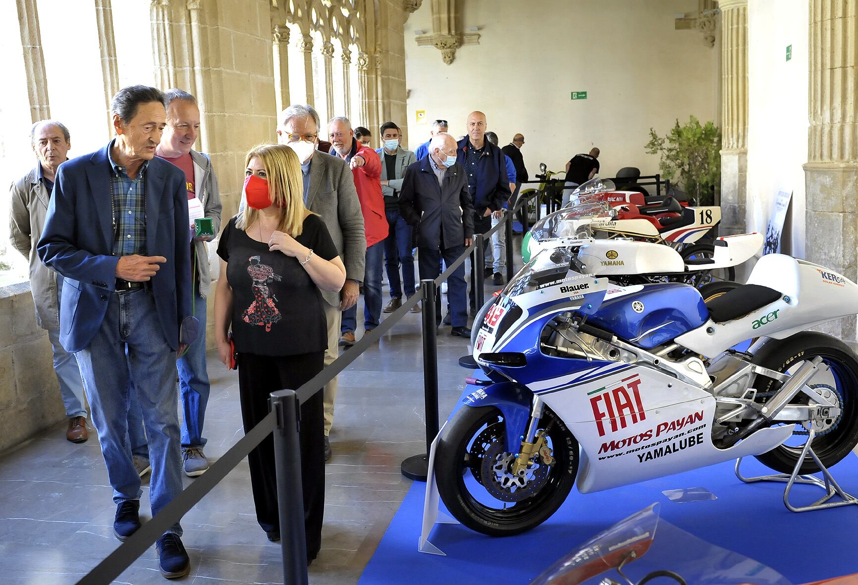 Exposición de Motos Clásicas en los Claustros de Santo Domingo