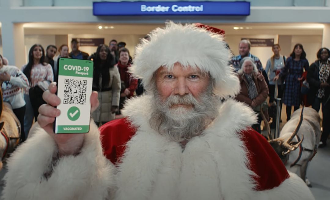 El anuncio de Tesco para felicitar la Navidad a sus clientes.