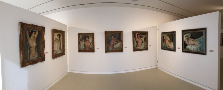 Aspecto de una de las galerías del nuevo Museo Cruz Herrera de La Línea.