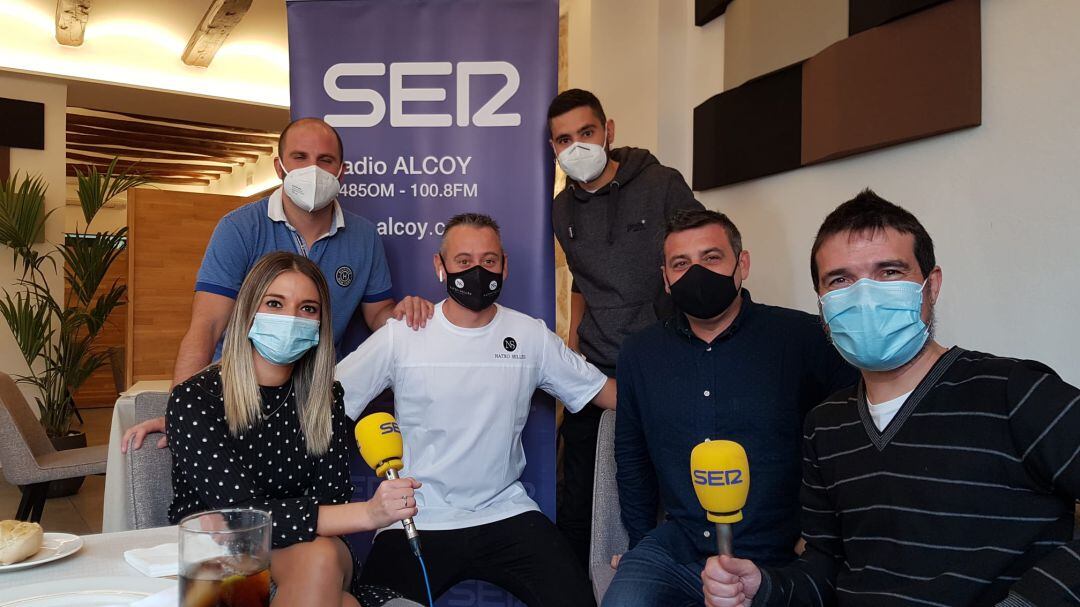 Participantes en el programa en el restaurantre Natxo Sellés 