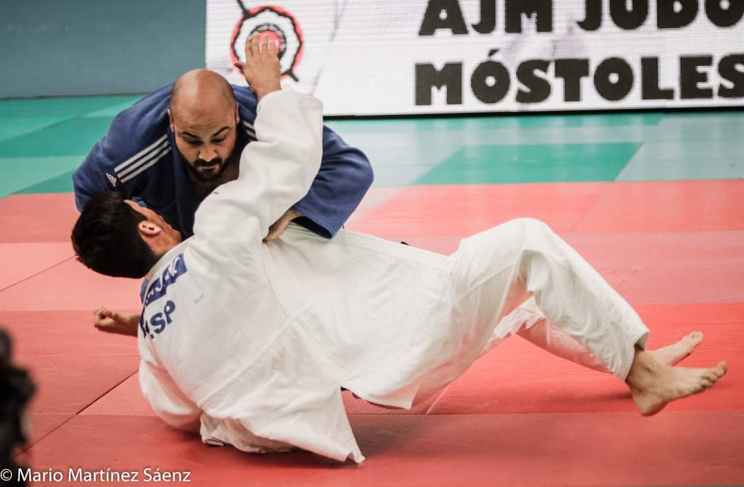 Manu Salguero, judoka del Judo Club Stabia de Mérida, campeón de Extremadura absoluto por tercera vez consecutiva.