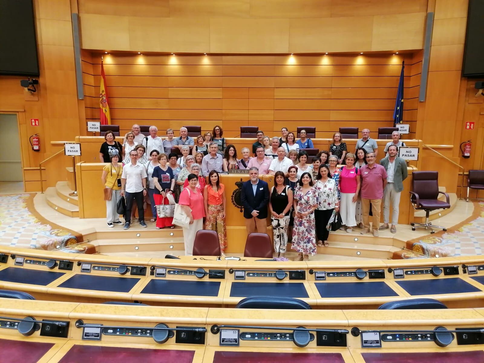 Visita al Congreso y al Senado, en Madrid