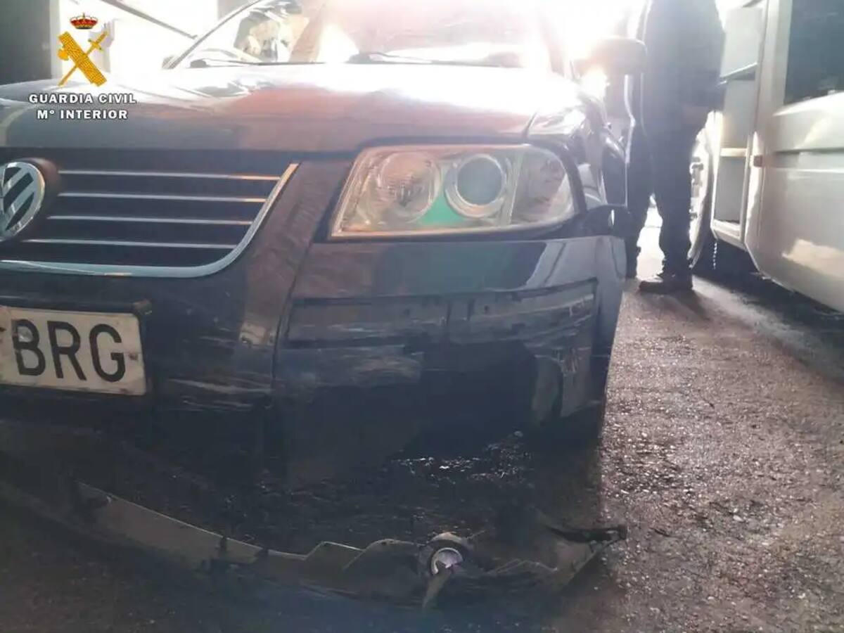 La Guardia Civil de Palencia investiga a tres personas por lanzar piedras a los coches en la A-62