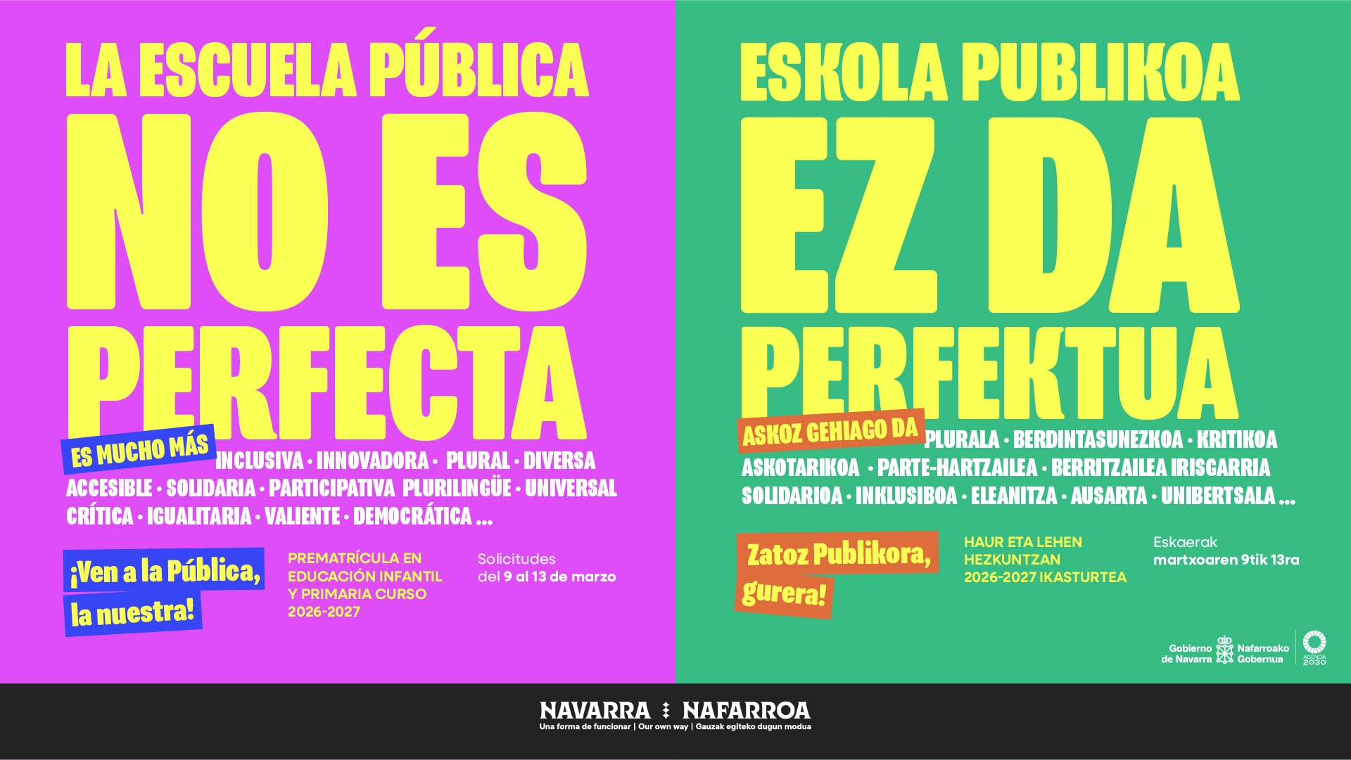 Campaña Escuela Pública Navarra