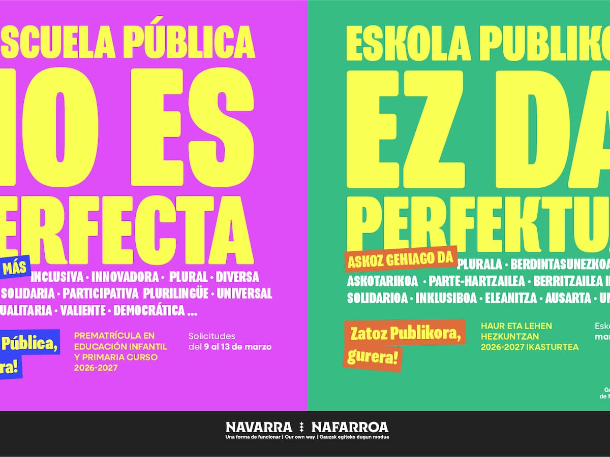 El Gobierno de Navarra presenta la campaña para la admisión de alumnado en el curso 2026/2027