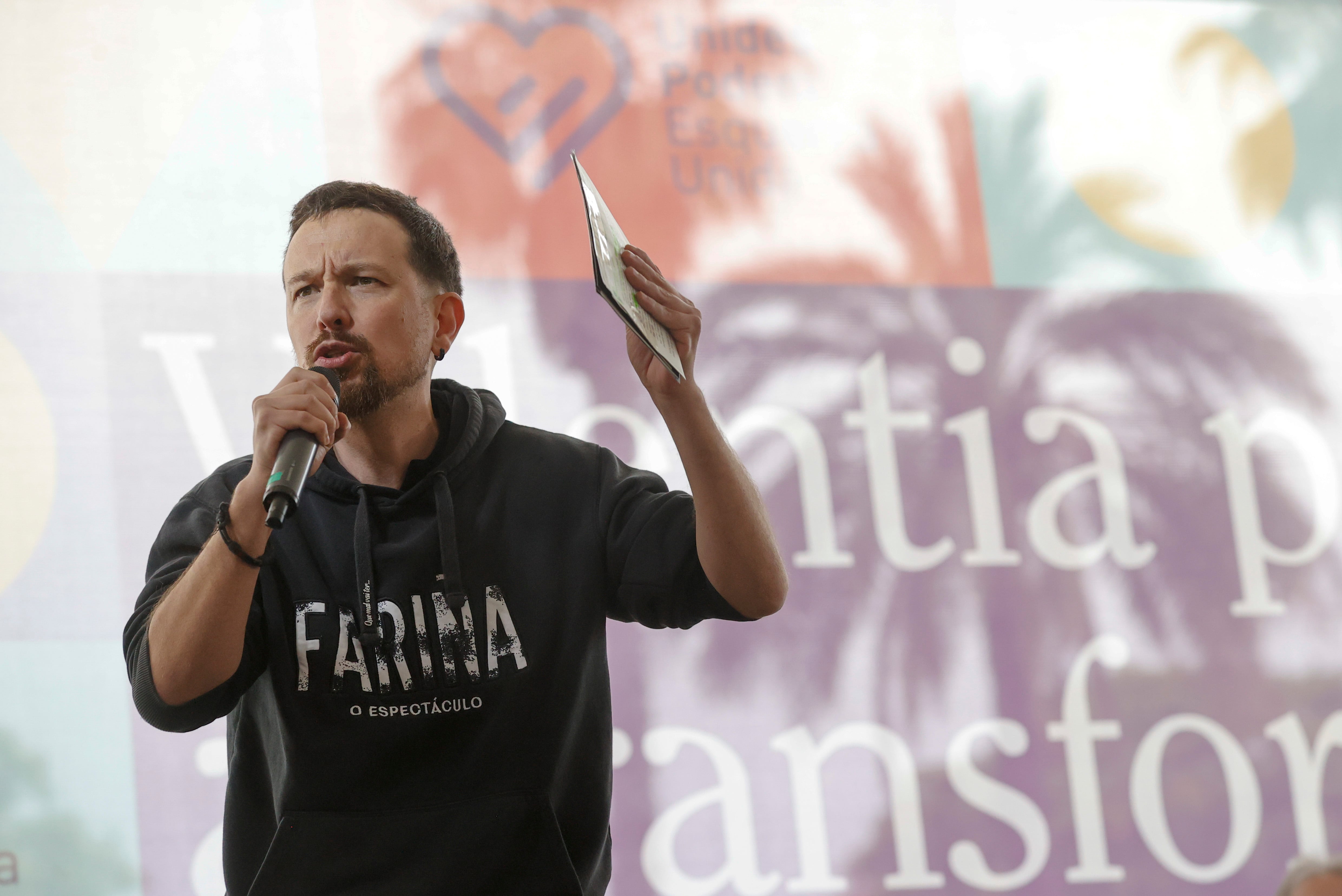 El exlíder de Podemos, Pablo Iglesias.