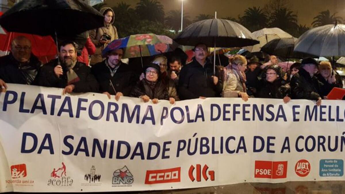 Moncho Veras, portavoz de SOS Sanidade Pública