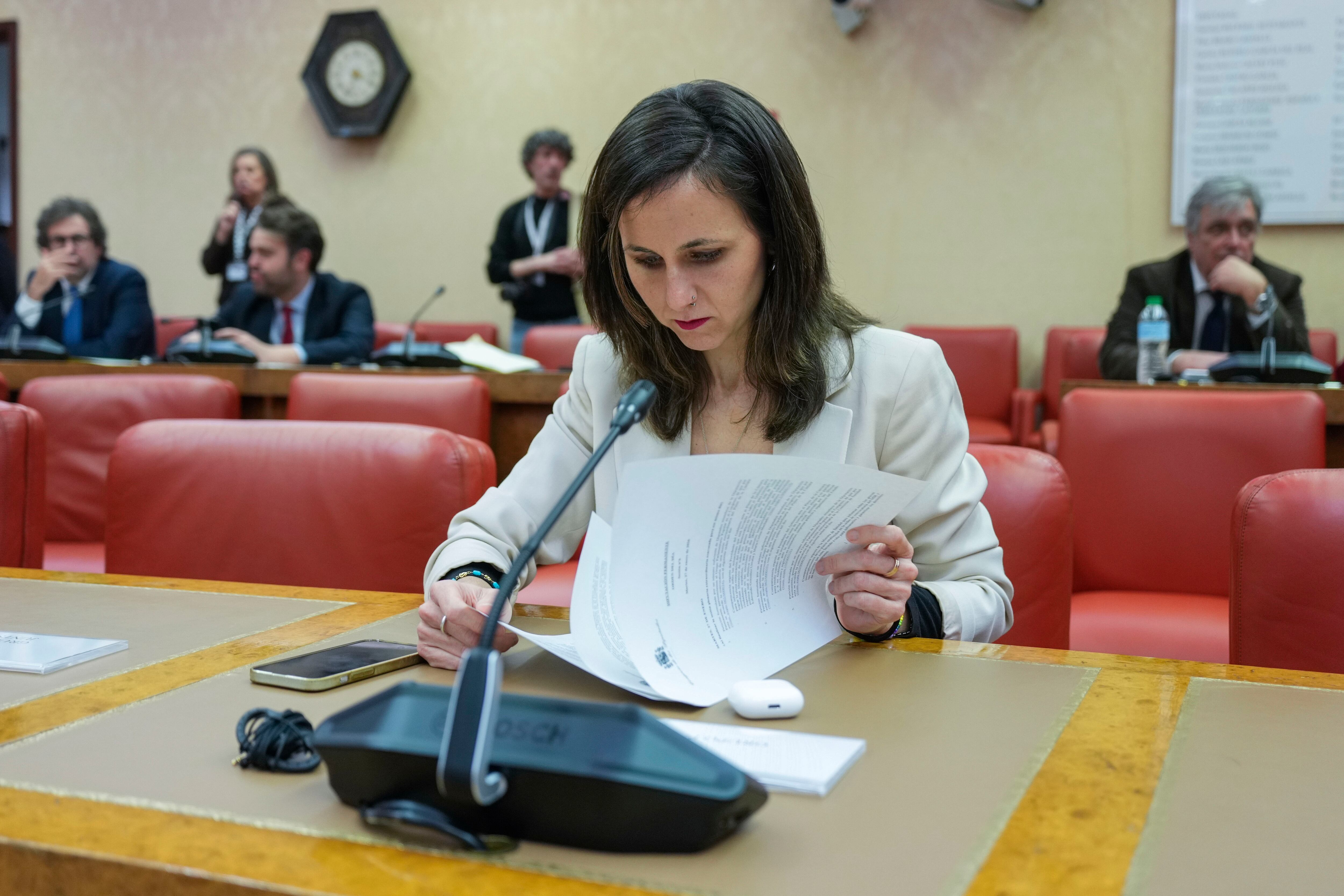 La líder de Podemos, Ione Belarra.