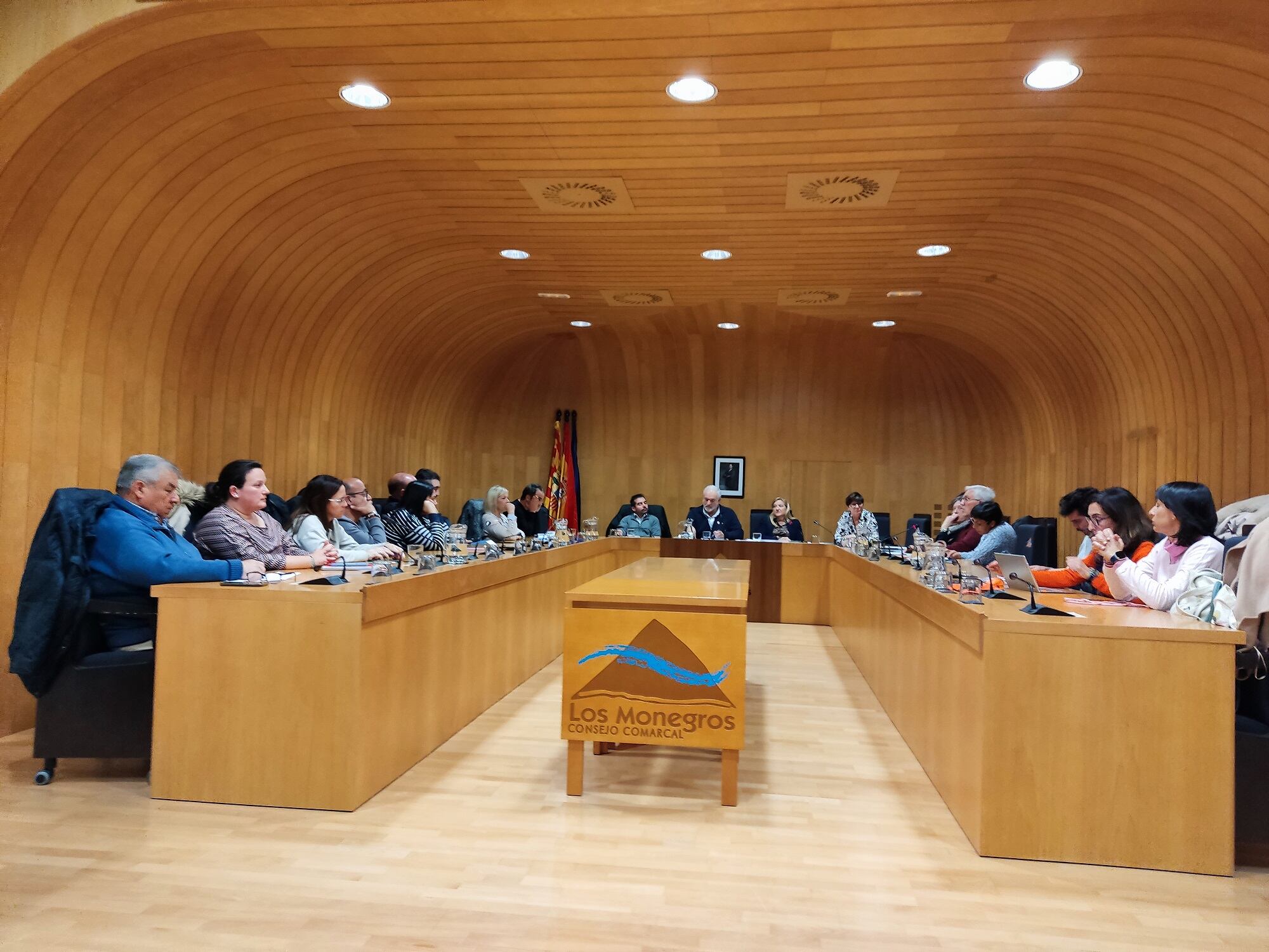 Pleno celebrado en la Comarca de Los Monegros