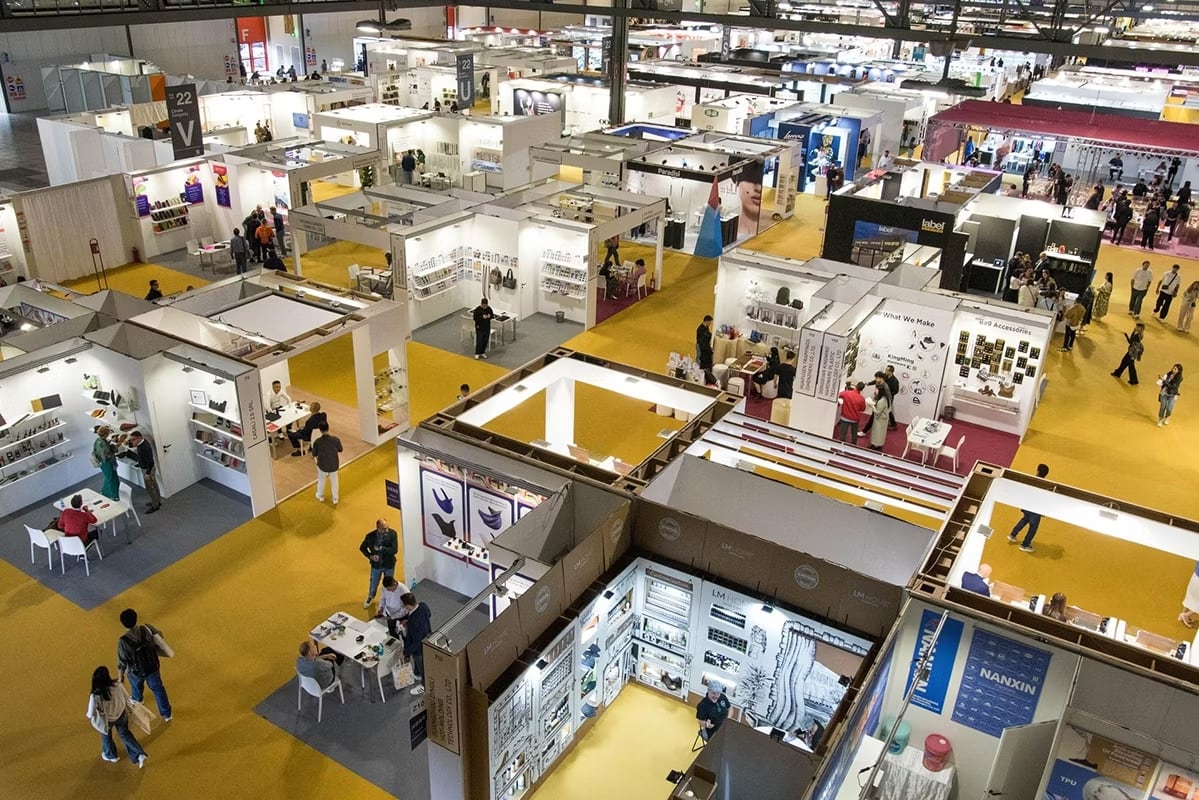 Imagen de archivo de la feria Lineapelle en Milán