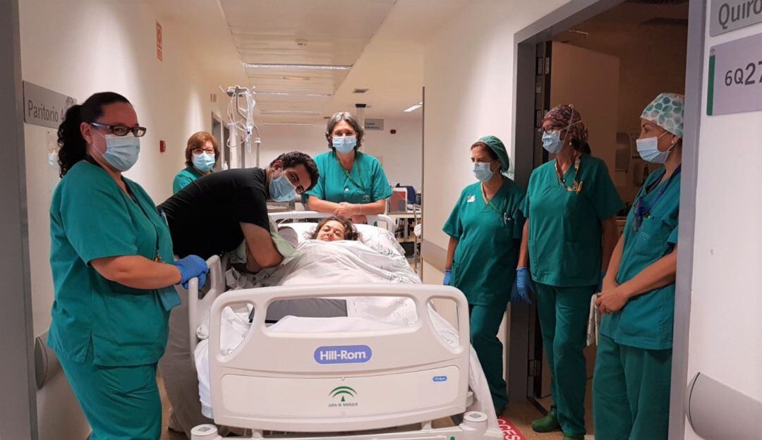 Personal sanitario durante la pandemia de coronavirus. 