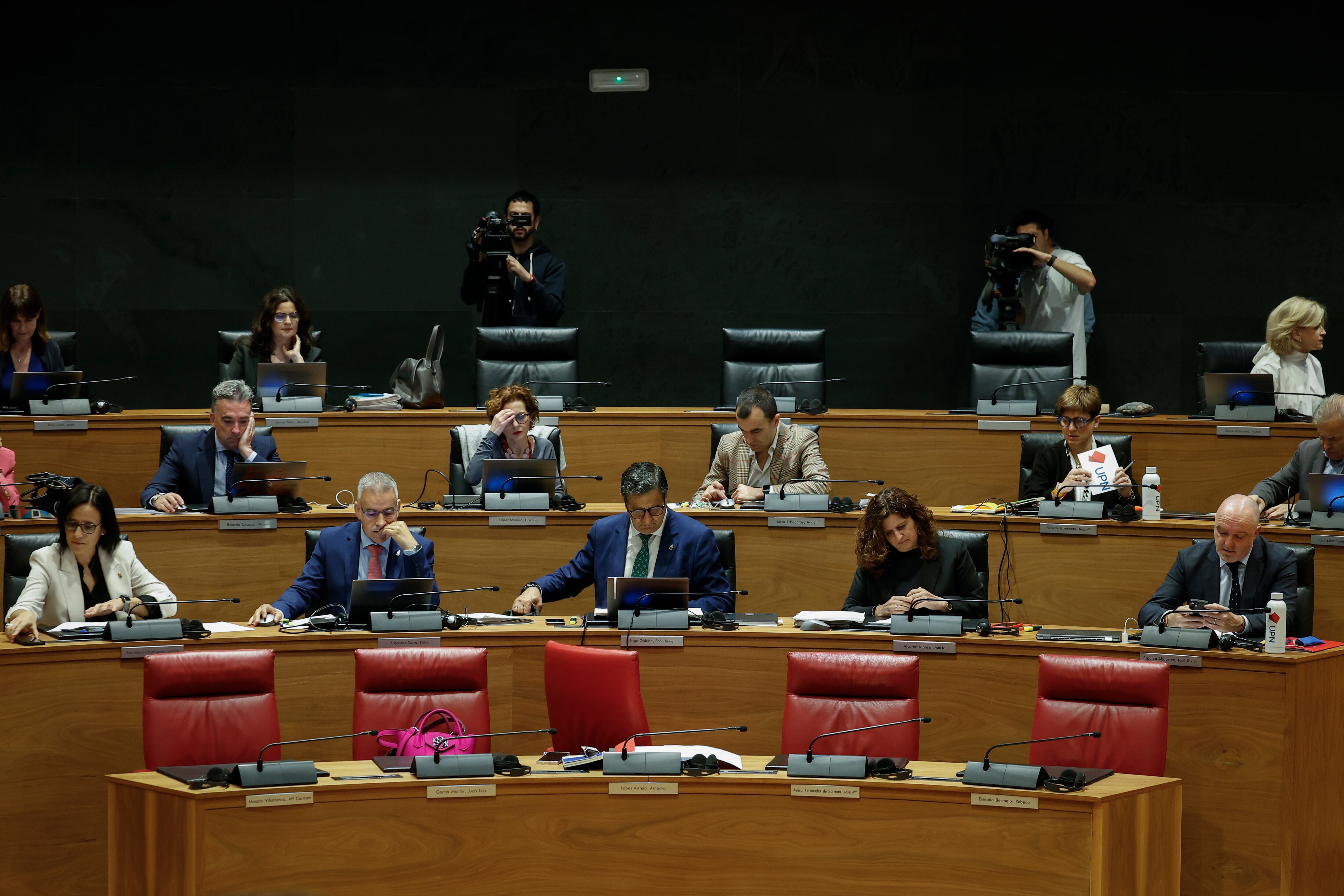 Pleno del Parlamento de Navarra el pasado jueves 22 de mayo