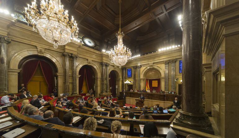 Una imagen de un pleno de la pasada legislatura en el Parlament de Cataluña 