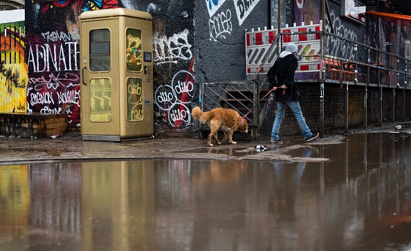 Una Teledisko en las calles de Berlín (Alemania)