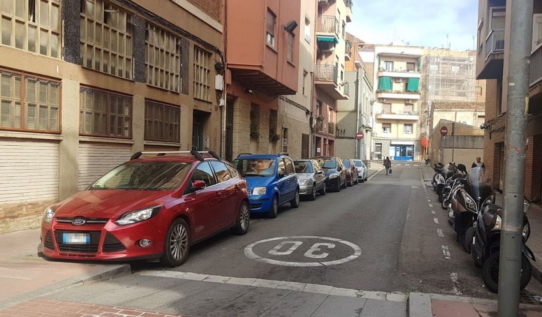 La calle Vilapicina, en el distrito de Nou Barris de Barcelona, donde se ha producido este nuevo crimen esta madrugada