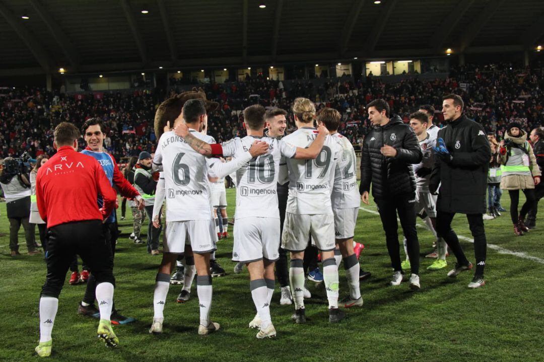 La alegría se desbordó entre los culturalistas tras el pitido final