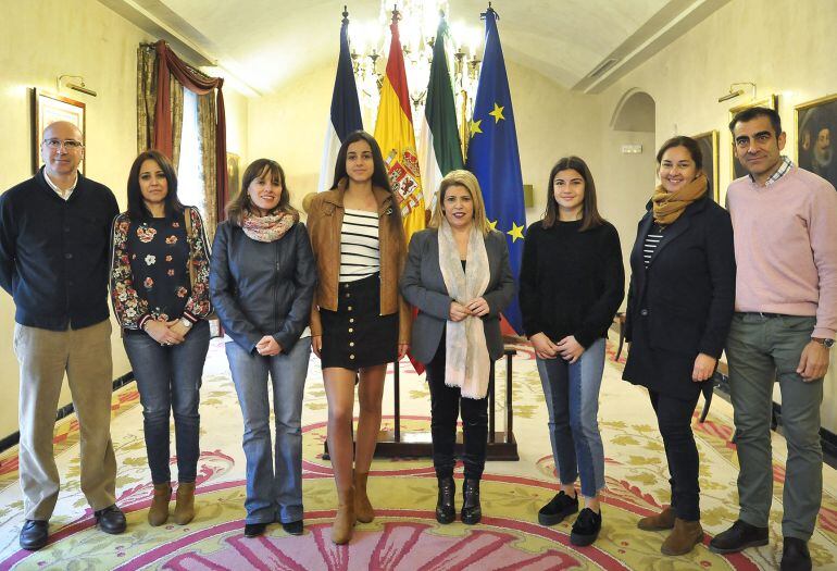 Imagen de la recepción en el Ayuntamiento de Jerez