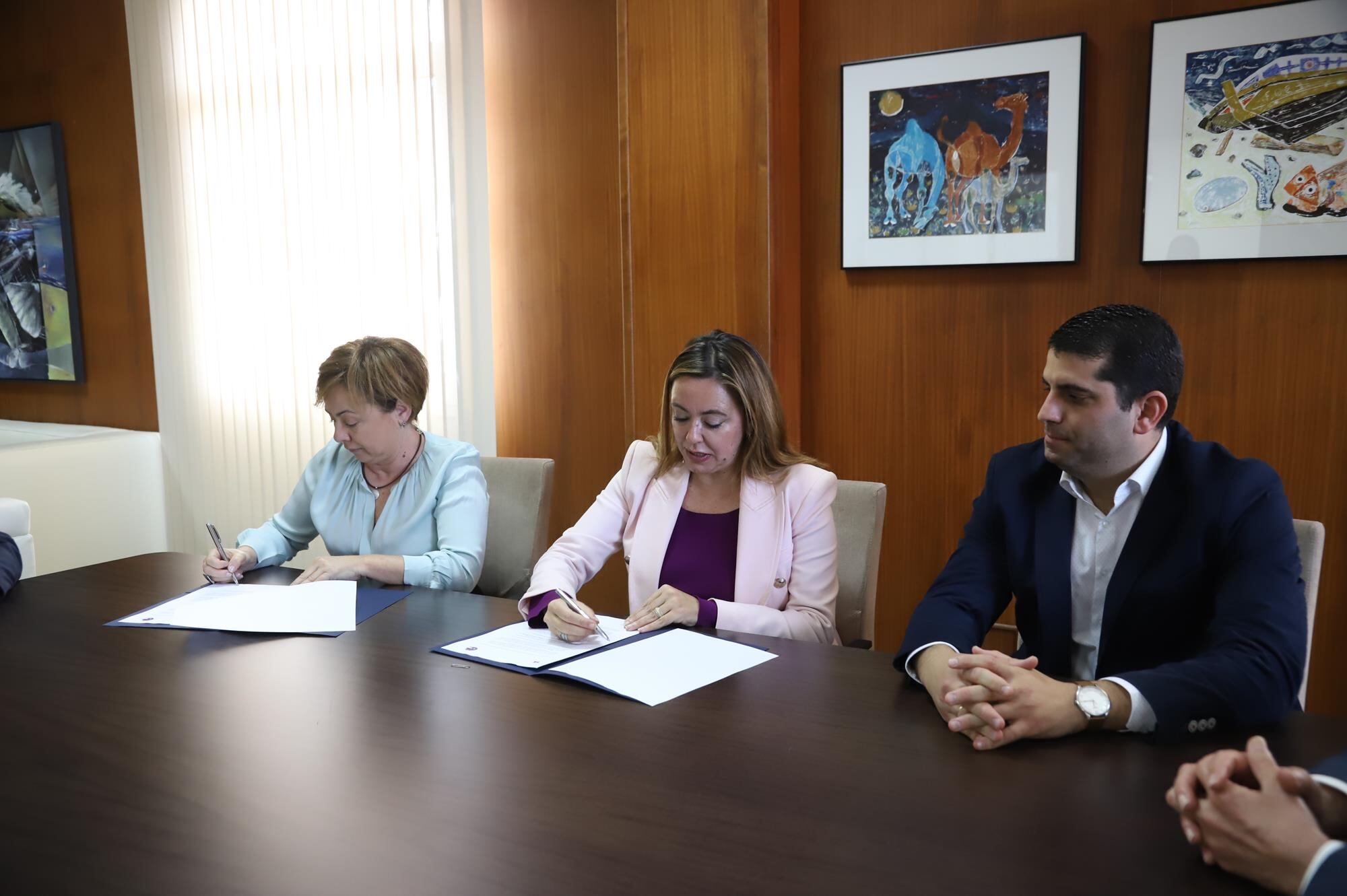 Firma del convenio entre el Cabildo de Lanzarote y la Universidad de La Laguna.