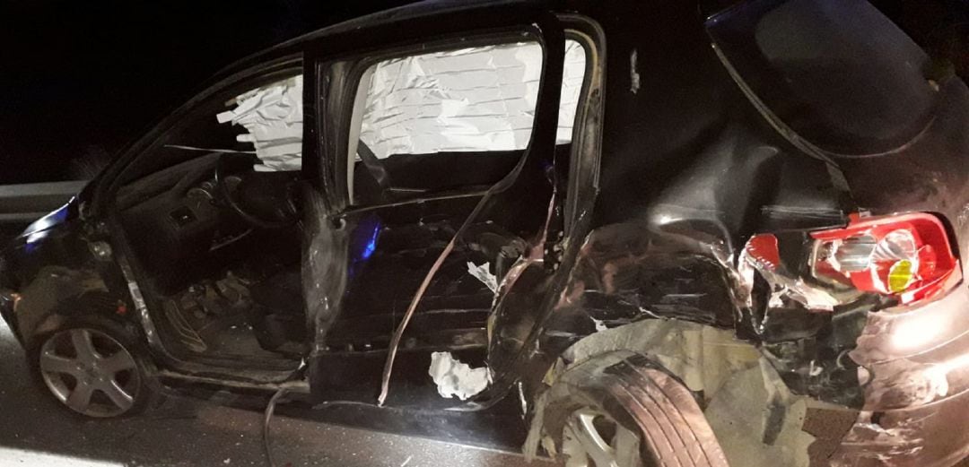 Estado en el que ha quedado el vehículo del fallecido. 