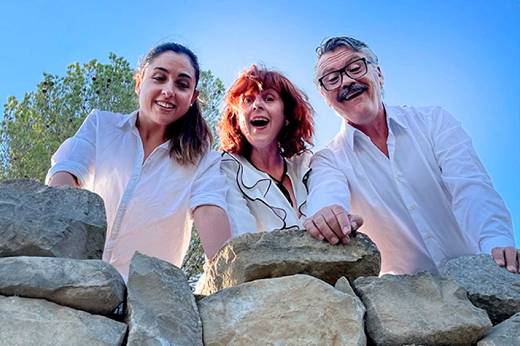 Andrea Juan, Pepa Miralles i Pep Sellés, en una imatge promocional