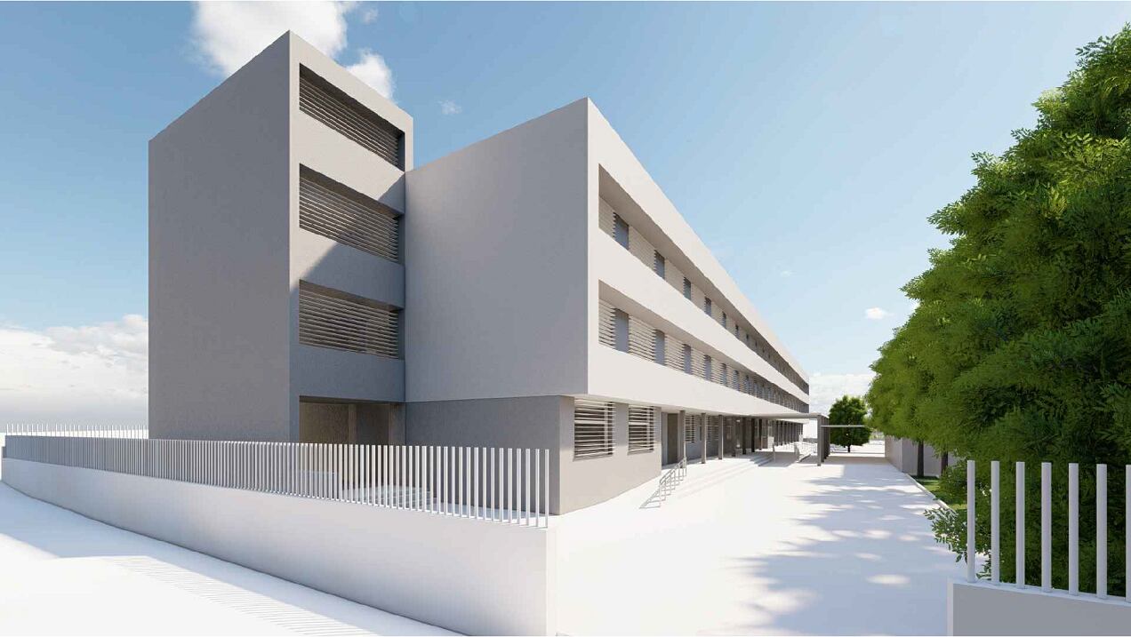 Recreación del nuevo instituto de Soliva