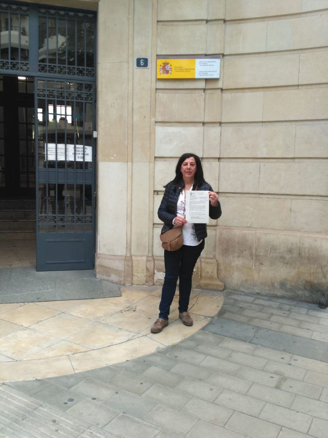 Denuncia a la Conselleria de Igualdad solicitando a la Inspección de Trabajo que intervenga