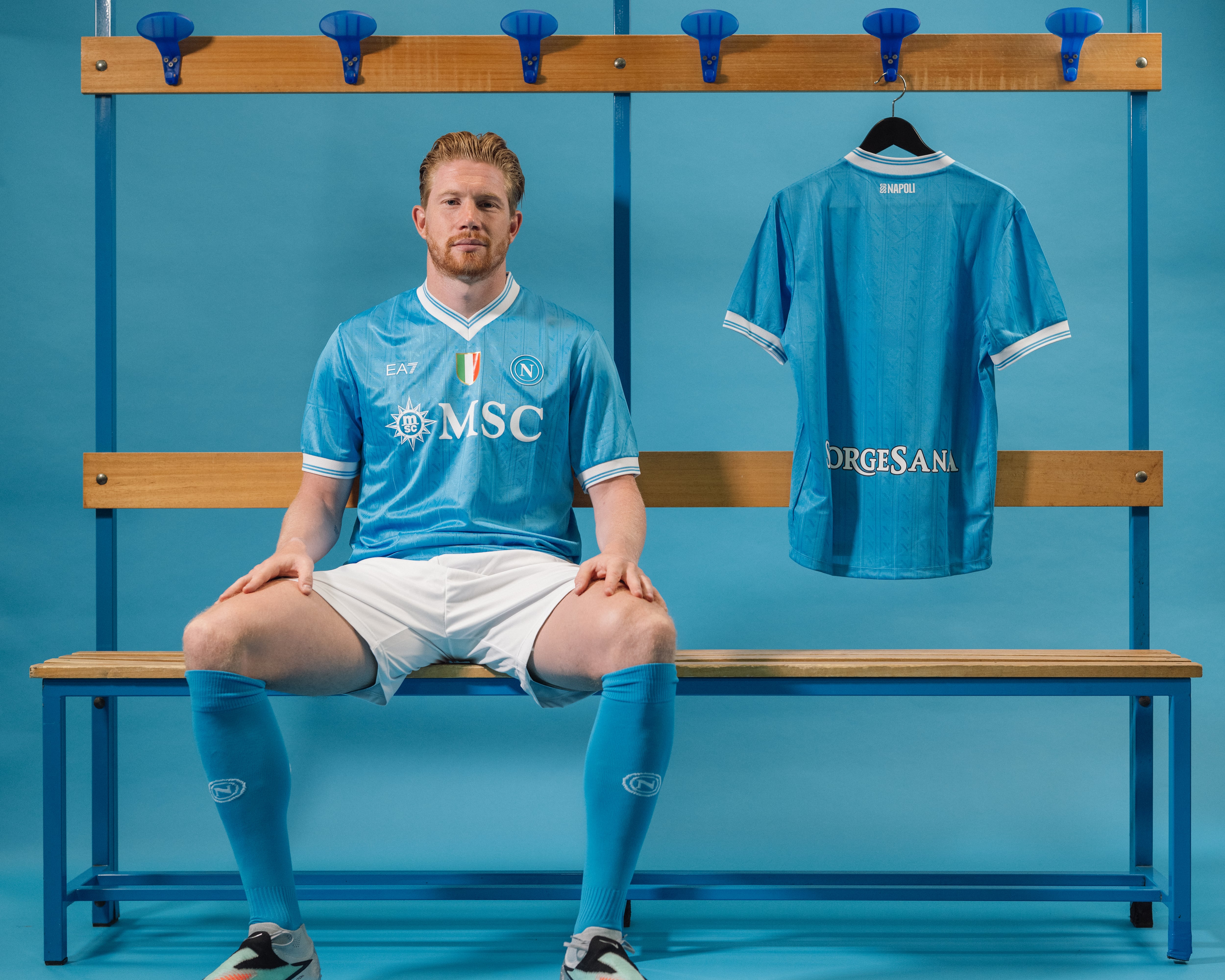 Kevin De Bruyne, fichaje del Nápoles este verano. (SSC NAPOLI/SSC NAPOLI via Getty Images)