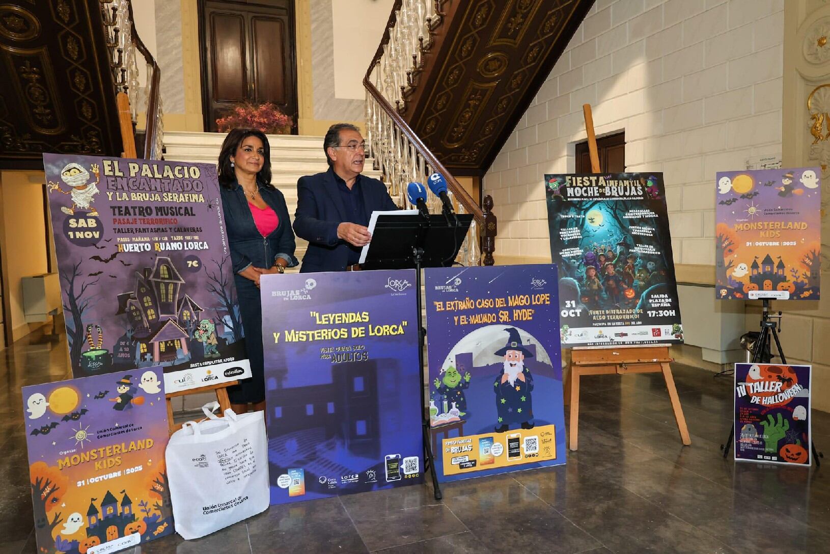 Presentación de las actividades de Halloween en Lorca