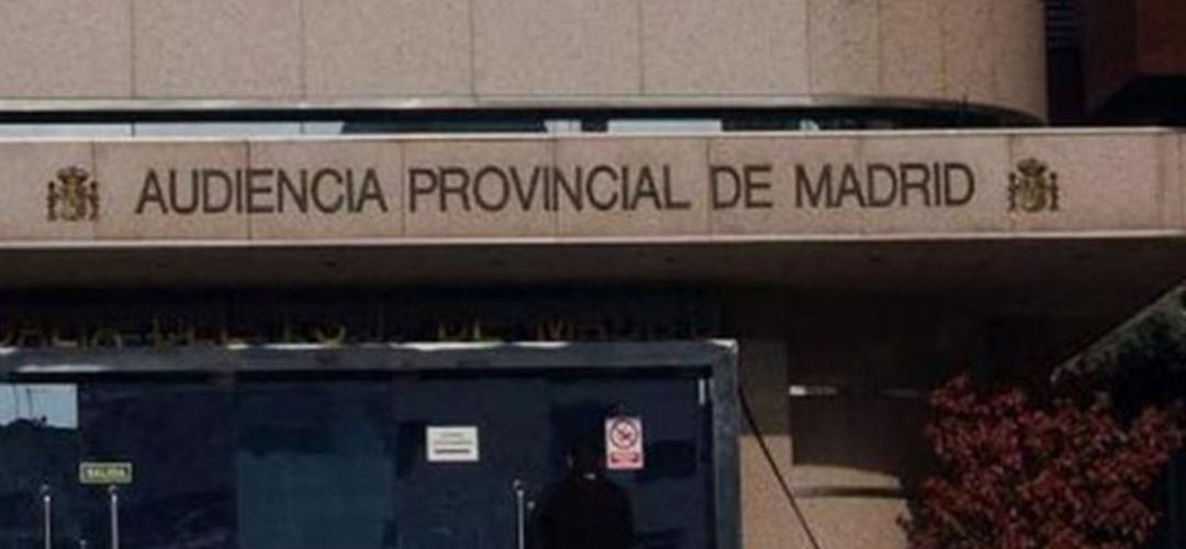 Exterior de la Audiencia Provincial de Madrid