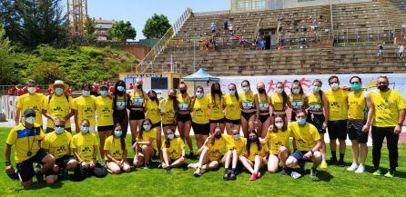 El equipo femenino del CA Safor Teika en Soria