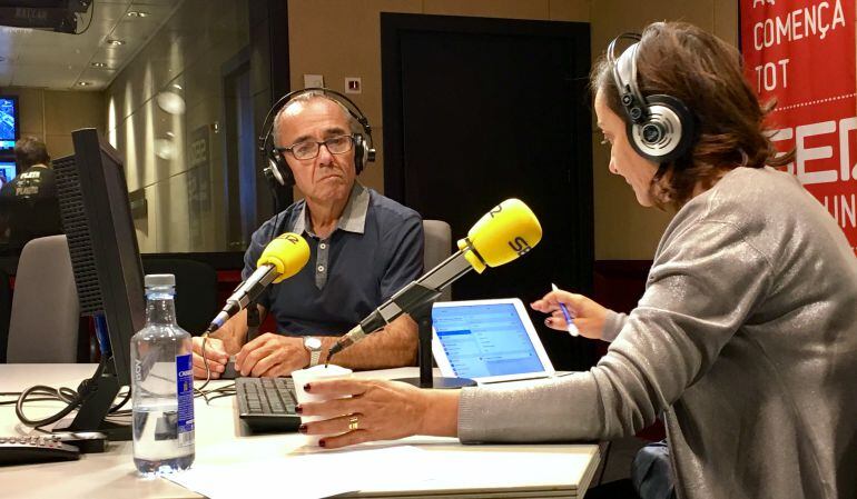 Pepa Bueno entrevista en Radio Barcelona a Joan Coscubiela, portavoz parlamentario de Catalunya Sí Que Es Pot