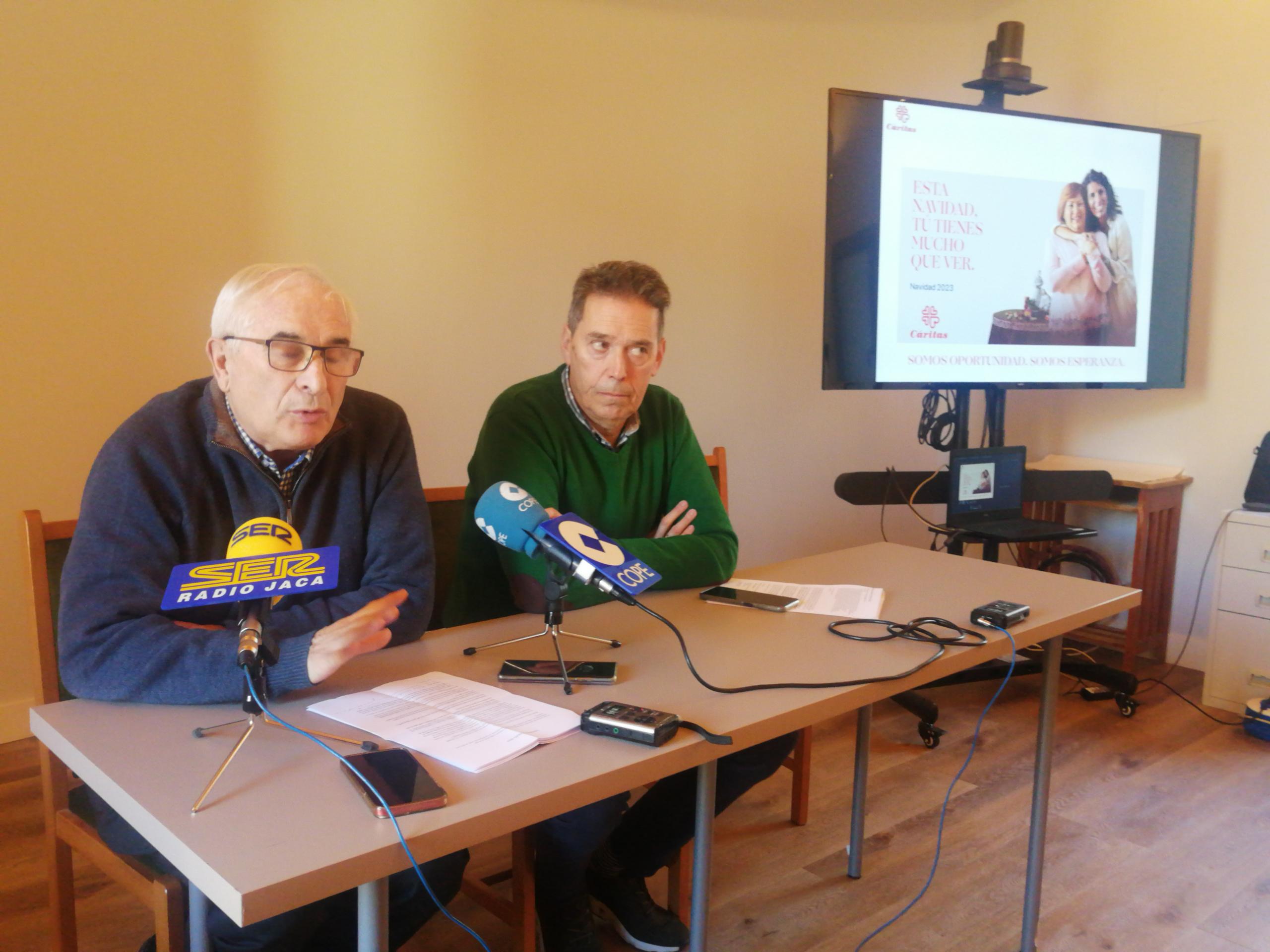 Cáritas Jaca presentaba los datos de ayudas de 2023