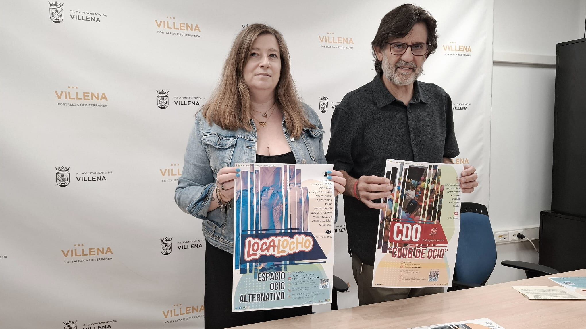 La concejala de infancia y juventud, y el coordinador del Espacio Joven