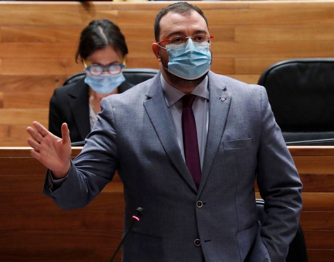 El presidente del Principado, Adrián Barbón.