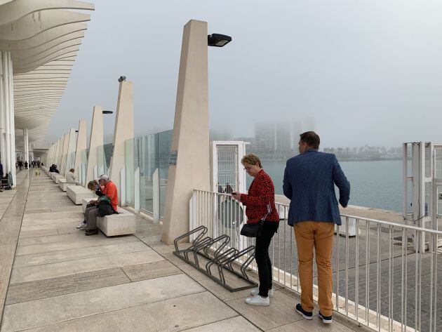 Imagen de Málaga desde el Palmeral de las Sorpresas