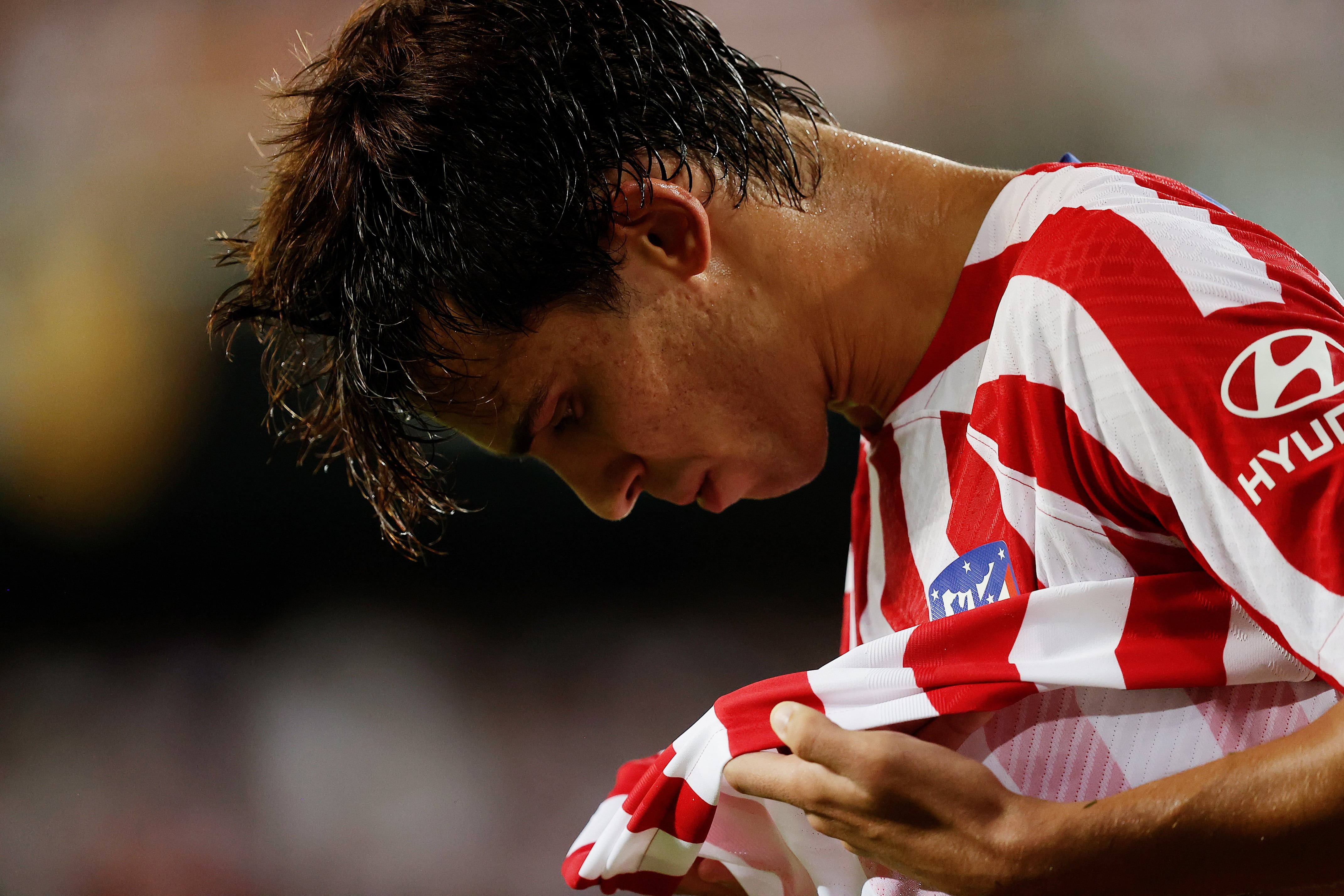 Joao Félix, en un partido con la camiseta del Atlético de Madrid