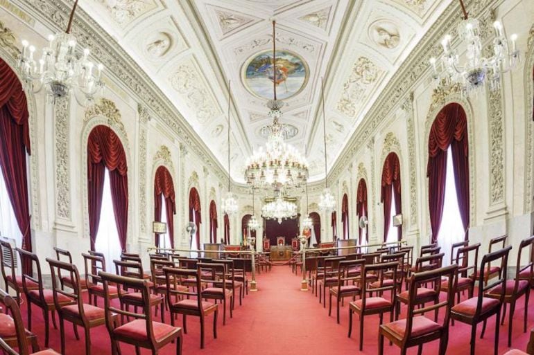 Salón de plenos del Ayuntamiento de Cádiz