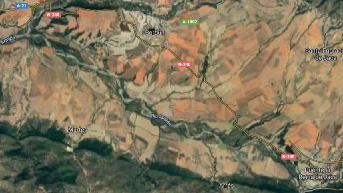 Fallece una mujer en un accidente de tráfico en Puente la Reina, al salirse su coche de la vía