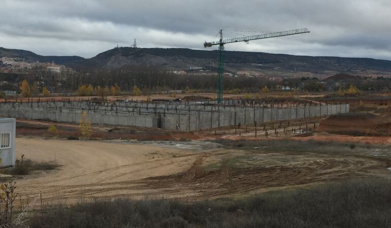 Los terrenos en que se está levantando el nuevo hospital de Cuenca